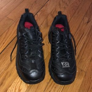 nwt steel toe sketchers work shoes